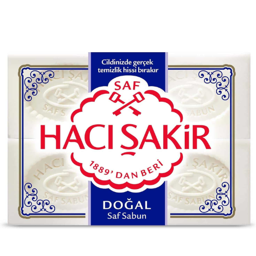 HACI SAKIR NATURAL SOAP 4PK